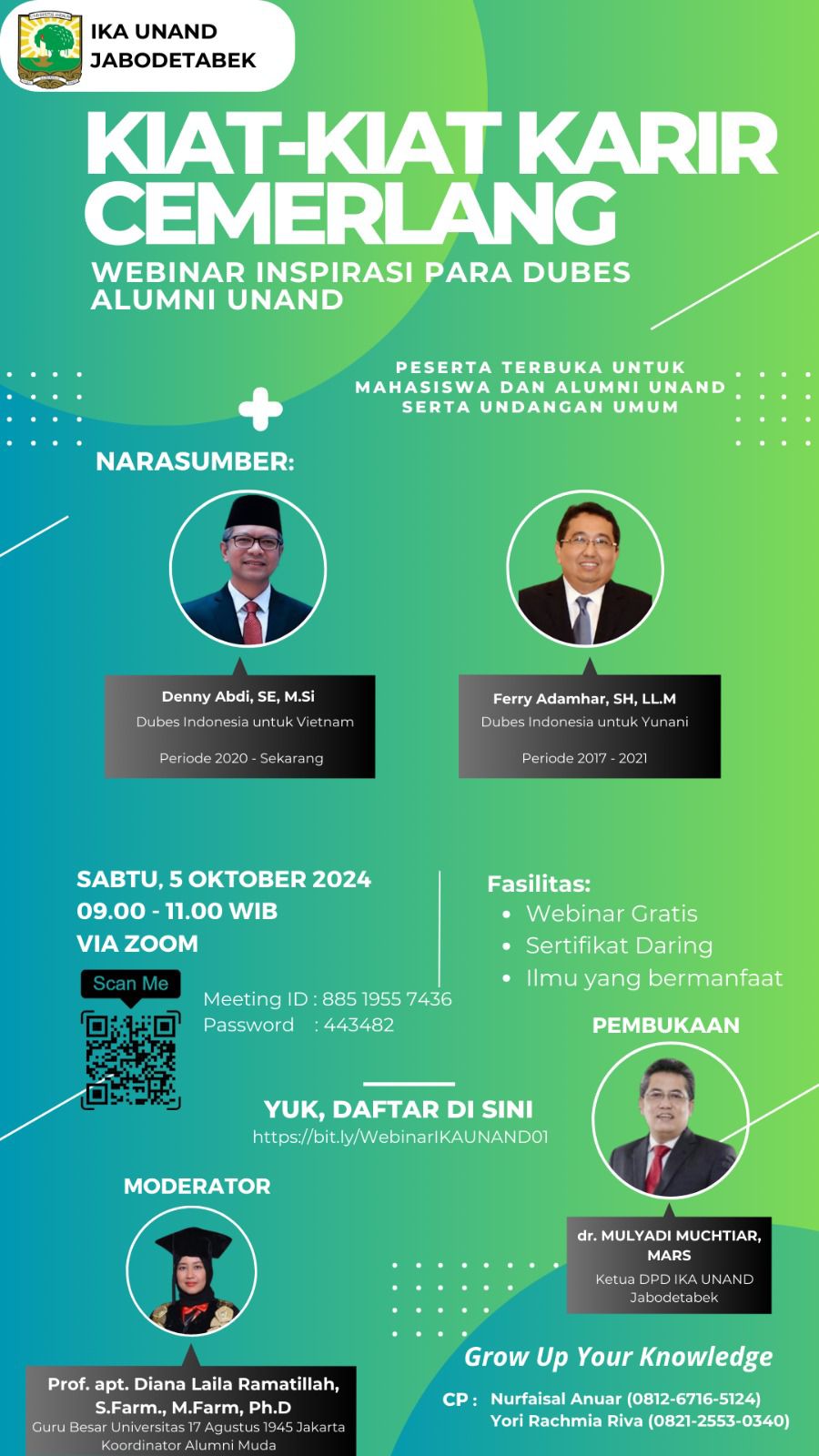 Webinar Inspirasi KIAT-KIAT KARIR CEMERLANG